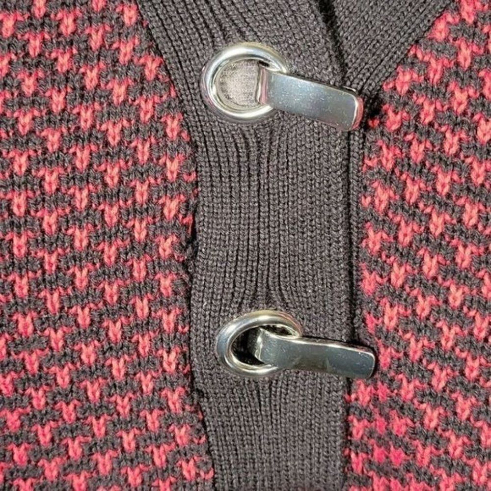 Karen Scott Hardware Henley Cotton Sweater Sz XL - Picture 6 of 13